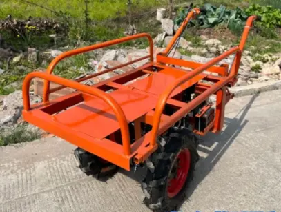 600kg three-wheel flatbed (differential) electric motorised wheelbarrow
