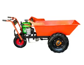 Motorized wheel barrow 1000kg three wheel flatbed motorized wheelbarrow