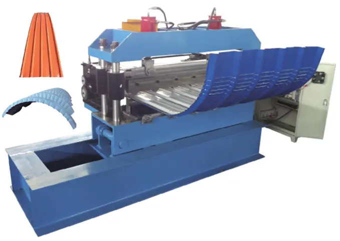 roof crimping metal roll forming machine