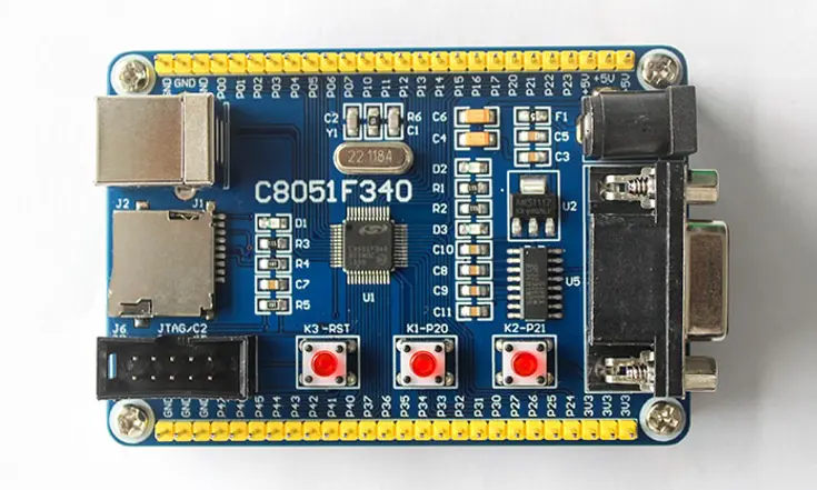 8051 development board C8051F120