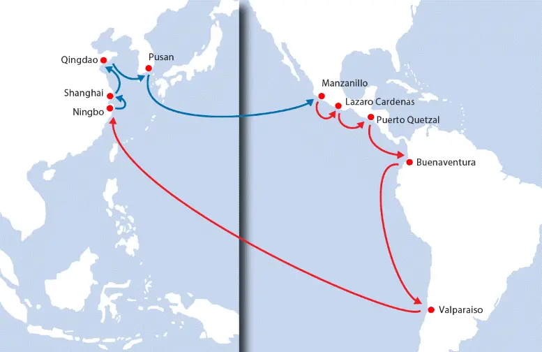 ruta maritima china colombia
